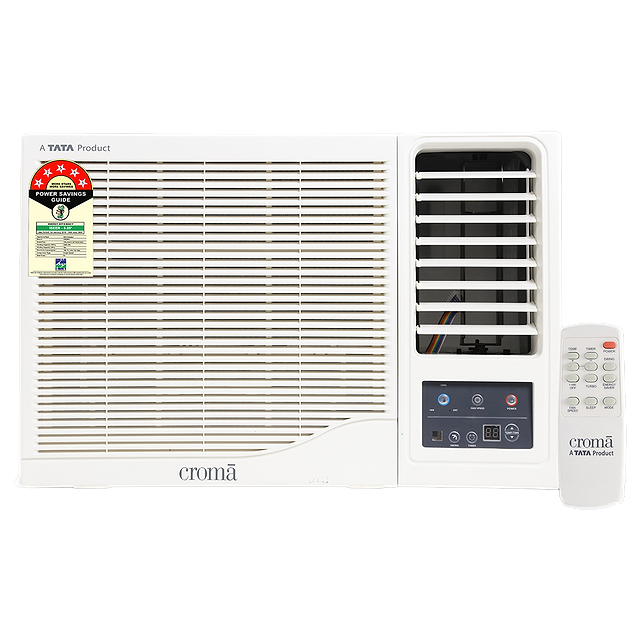 Buy Croma 1 Ton 5 Star Window AC (2022 Model, Copper Condenser, Dust  Filter, CRLAWA0125T3303) Online - Croma