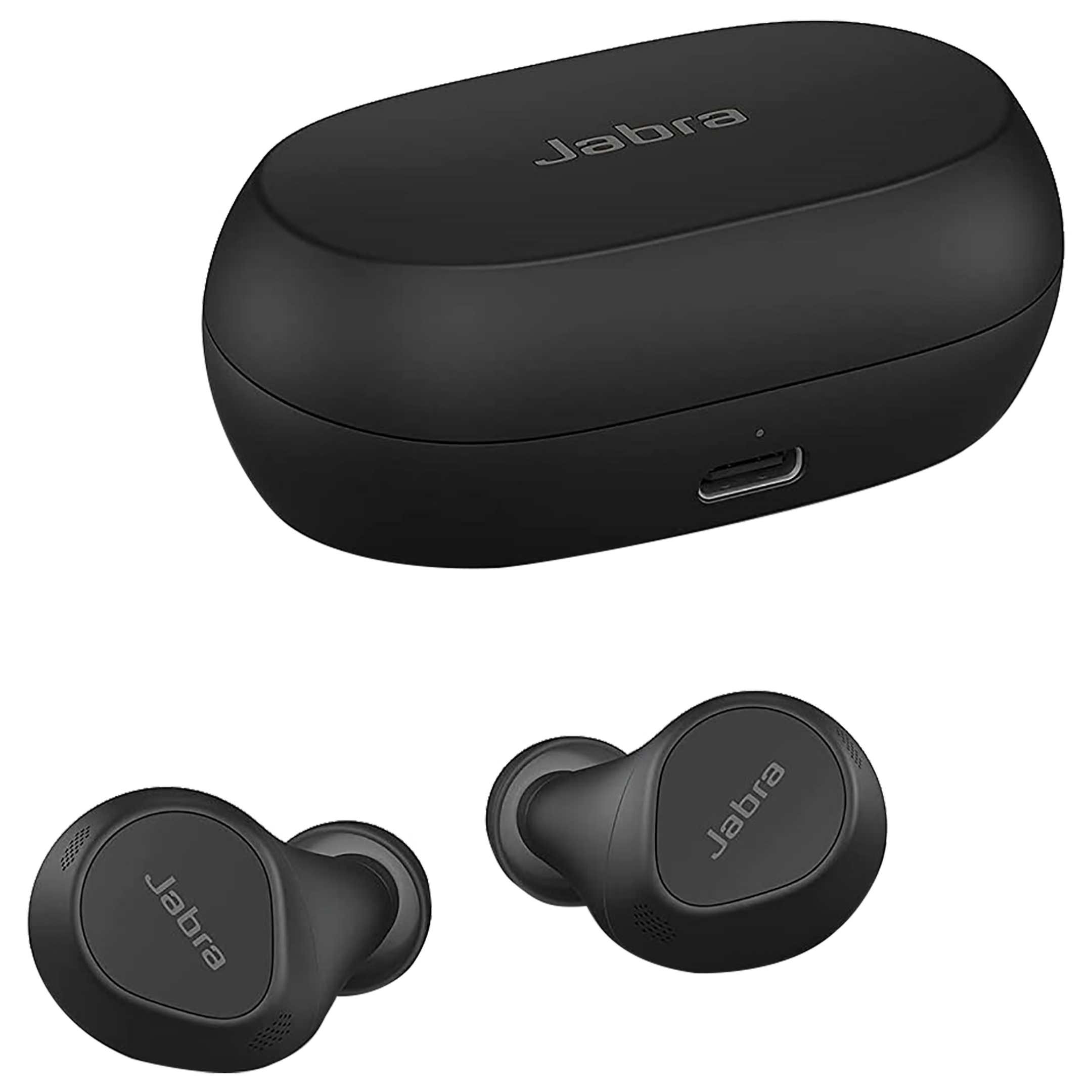 Jabra Charging Box Cases Wireless Earphone Cover for Jabra Elite 7 Pro Black 