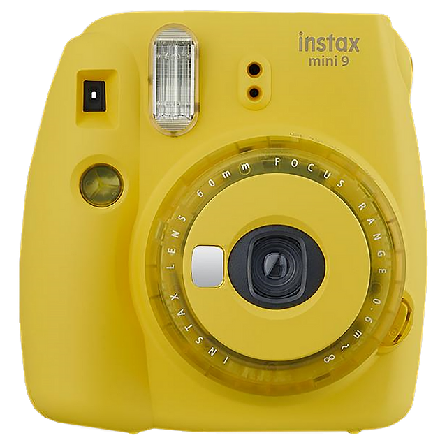 defecto pulgada Listo Buy FUJIFILM Instax Mini 9 Delight Box Instant Camera with 10 Instant Films  (Clear Yellow) Online – Croma