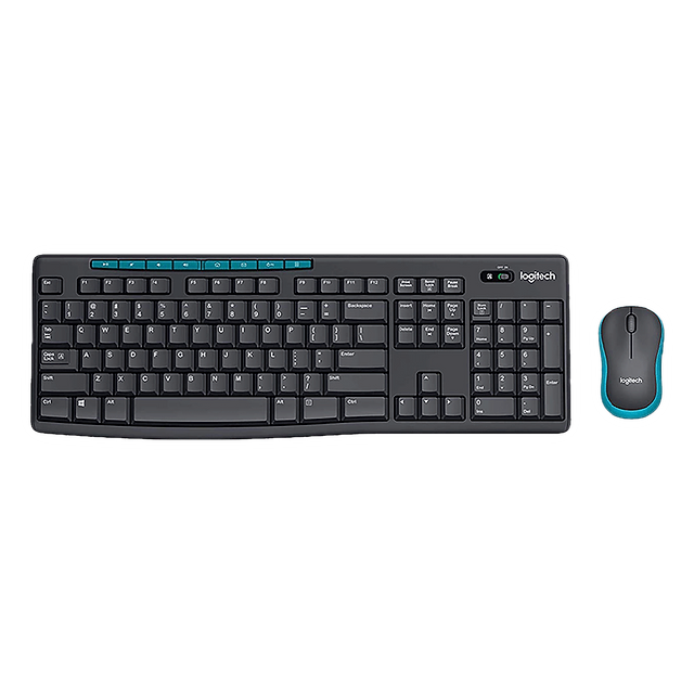 logitech MK275 Wireless Keyboard Mouse Combo Resistant, Black) Online Croma