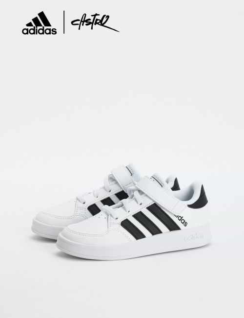 נעלי Adidas לבן-שחור / ילדים