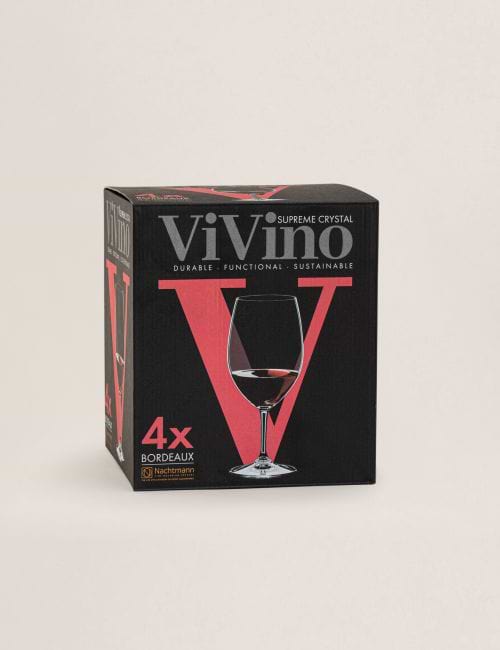 סט 4 כוסות יין VIVINO בנפח 610 מ”ל