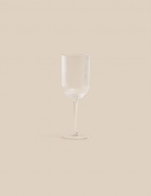 כוס יין פליסה זכוכית עבודת יד