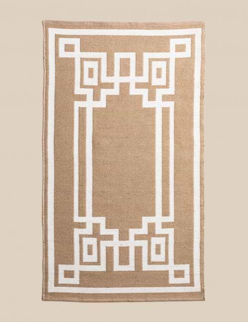 שטיח עבודת יד בגווני חום דגם דניאל 90X150 ס”מ